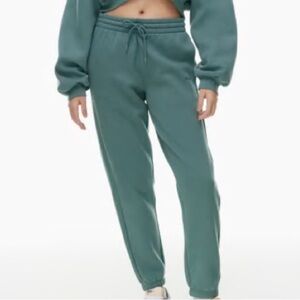 Aritzia Teal Track Pants